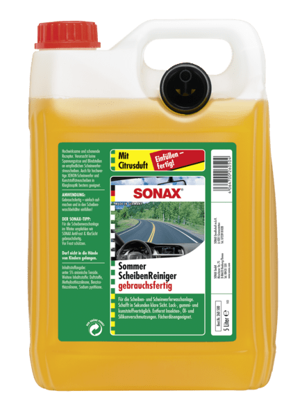 SONAX Windscreen Wash Ready to Use 5L